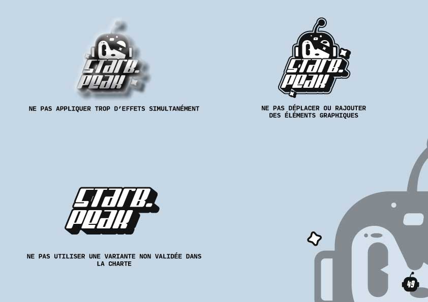 Les interdits 2 du logo Starboard Peak